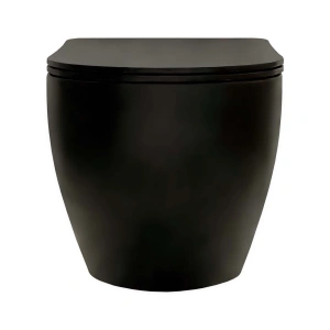 Унитаз Aquatek ЕВРОПА подвесной с сиденьем с микролифтом, черный матовый (AQ1901-MB)