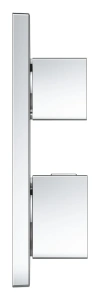 Внешняя часть термостата для душа GROHE Grohtherm Cube на 2 потребителя, хром (24154000)
