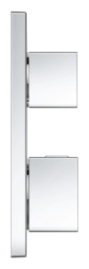 Внешняя часть термостата для ванны GROHE Grohtherm Cube на 2 потребителя, хром (24155000)