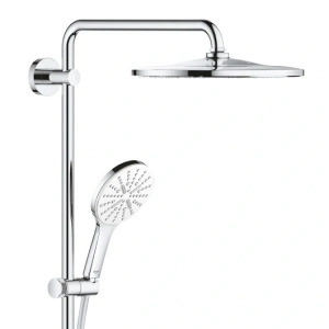 Душевая система GROHE Rainshower SmartActive 310 с термостатом для душа, белая луна (26647LS0)