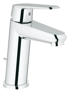 Смеситель для раковины GROHE Eurodisc Cosmopolitan с донным клапаном, S-size, хром (23049002)