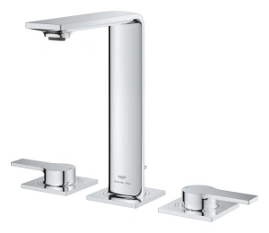Смеситель для раковины GROHE Allure на 3 отверстия, с донным клапаном, M-Size, хром (20188001)
