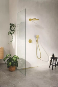 Душевая система GROHE Grohtherm SmartControl с термостатом для душа, холодный рассвет матовый (34863GN0)