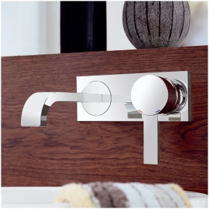 Внешняя часть смесителя для раковины GROHE Allure на 2 отверстия, вынос 220 мм, хром (19386000)