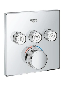 Готовый комплект для душа GROHE Grohtherm SmartControl скрытого монтажа, хром (NSB0173)
