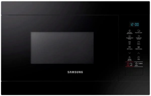Встраиваемая микроволновая печь Samsung с грилем MG22M8054AK/BW, 22 л, черный