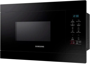 Встраиваемая микроволновая печь Samsung с грилем MG22M8054AK/BW, 22 л, черный