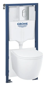 Комплект инсталляции GROHE Rapid SL с унитазом GROHE Bau и сиденьем с микролифтом (103849SH00)
