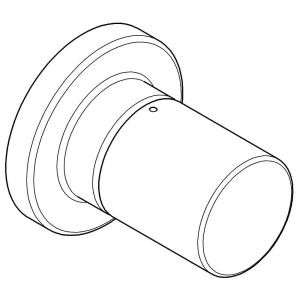 Внешняя часть вентиля GROHE Grohtherm 3000 Cosmopolitan, хром (19470000)