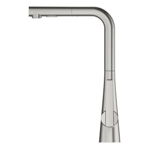 Смеситель для кухни GROHE Zedra с вытяжным душем 2jet, суперсталь (32553DC2)