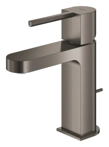 Смеситель для раковины GROHE Plus с донным клапаном, S-Size, темный графит матовый (32612AL3)