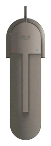 Смеситель для раковины GROHE Plus с донным клапаном, S-Size, темный графит матовый (32612AL3)
