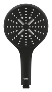 Ручной душ GROHE Rainshower SmartActive 130, 3 режима, фантомный черный (22127KF0)