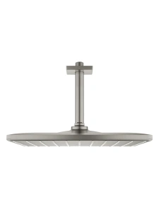 Верхний душ GROHE Rainshower Mono 310 Cube, 7,5 л/мин, 1 режим, 142 мм, сатиновая сталь (26566MS0)