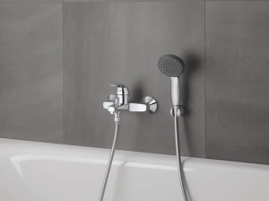 Смеситель для ванны GROHE Start Curve, настенный монтаж, хром (23768000)