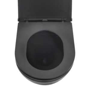 Унитаз AQUAme подвесной с сиденьем с микролифтом, черный матовый (AQM2002MB)