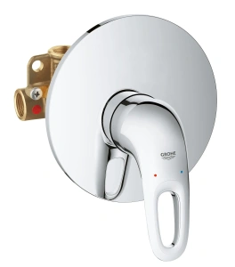 Смеситель для душа GROHE Eurostyle в комплекте с монтажной частью, хром (33635003)