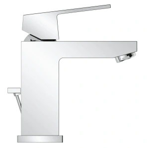 Смеситель для раковины GROHE Eurocube с донным клапаном, S-size, хром (2339000E)