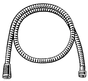 Душевой шланг GROHE Relexaflex Metal 1500 мм, хром (28105000)