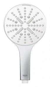 Ручной душ GROHE Rainshower SmartActive 130, 12 л/мин, 3 режима, белая луна (26544LS0)