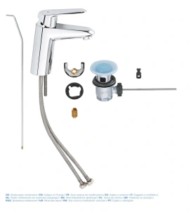 Смеситель для раковины GROHE Eurodisc Cosmopolitan, S-Size, хром (33190002)