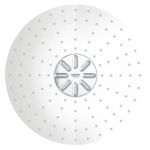 Верхний душ GROHE Rainshower 310 SmartActive с душевым кронштейном, 2 режима, 430 мм, белая луна (26475LS0)