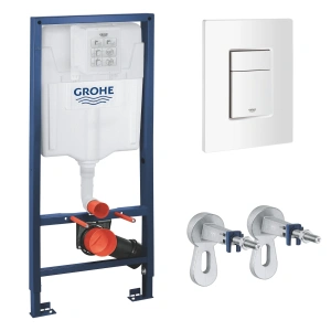 Комплект инсталляции GROHE Rapid SL NW0145/S с унитазом Aqueduto ESTETA EST0140 и раковиной Aqueduto ESPIRAL ESP0340 (NW0373)