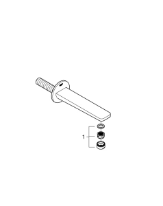 Излив для ванны GROHE Lineare, хром (13383001)