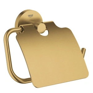 Держатель для туалетной бумаги с крышкой GROHE Essentials, холодный рассвет матовый (40367GN1)