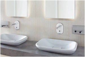 Внешняя часть крана для раковины GROHE Euroeco Cosmopolitan E инфракрасный, без функции смешивания, питание от сети 230V, хром (36273000)