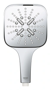 Ручной душ GROHE Rainshower SmartActive 130 Cube, 12 л/мин, 3 режима, хром (26550000)