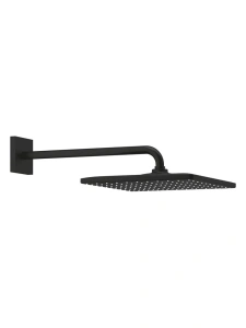 Верхний душ GROHE Rainshower Mono 310 Cube, 7,5 л/мин, 1 режим, 422 мм, фантомный черный (26564KF0)