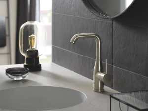 Смеситель для раковины GROHE Essence с донным клапаном, L-Size, никель матовый (32628EN1)