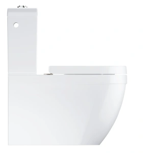 Унитаз напольный безободковый GROHE Euro Ceramic с бачком и сиденьем без микролифта, альпин-белый (NW0050-1)