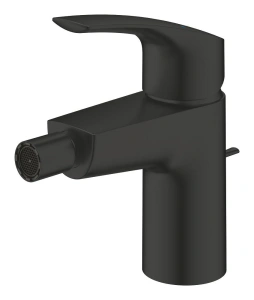 Смеситель для биде GROHE Eurosmart с донным клапаном, S-size, черный матовый (329292433)