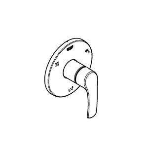 Внешняя часть переключателя потоков GROHE Eurosmart на 3 положения, хром (19972002)