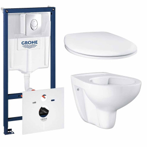 Готовый набор для туалета GROHE Bau Ceramic с комплектом инсталляции (NW0003)