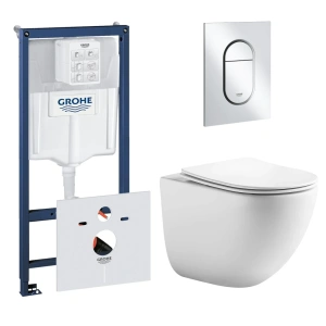 Комплект инсталляции GROHE NW0145/S с унитазом Aquatek ГЕЛИОС и сиденьем с микролифтом (NW0538)