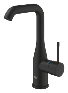 Смеситель для раковины GROHE Essence без донного клапана, L-size, фантомный черный (24177KF1)