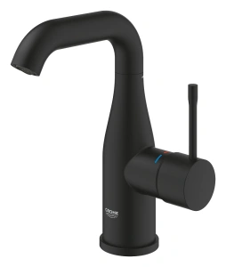 Смеситель для раковины GROHE Essence без донного клапана, M-size, фантомный черный (24176KF1)