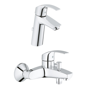 Готовый комплект для ванной комнаты GROHE Eurosmart, хром (NB0066)