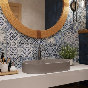 Раковина накладная Aqueduto ESPIRAL, овальная 390*600, серый матовый (ESP0230)