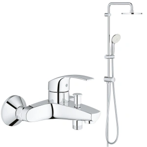 Душевая система GROHE New Tempesta 200 со смесителем для ванны, хром (NB0045)
