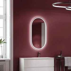 Зеркало с подсветкой Sancos Овал (Oval), 550х1050 мм (OV55F)