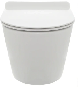 Унитаз AQUAme подвесной с сиденьем с микролифтом, белый AQM2002