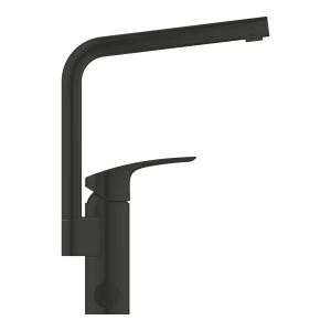 Смеситель для кухни GROHE Eurosmart с запорным клапаном, матовый чёрный (317872431)