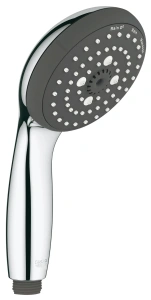 Ручной душ GROHE Vitalio Start 100, 3 режима, хром/черный (26031000)