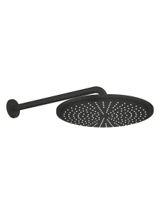 Верхний душ GROHE Rainshower Cosmopolitan Metal 310, 8 л/мин, 1 режим, 380 мм, матовый черный (260662430)