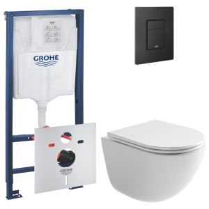 Комплект инсталляции GROHE Solido 3 в 1 с унитазом Тренд CN4008T и звукоизоляционным комплектом (NW0791)