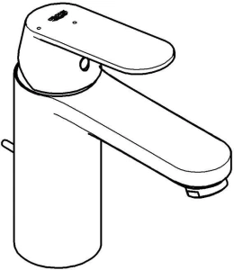 Смеситель для раковины GROHE Eurosmart Cosmopolitan, M-size, хром (2339600E)